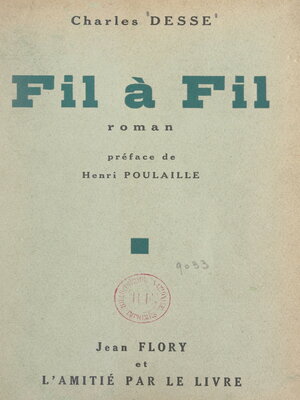 cover image of Fil à fil